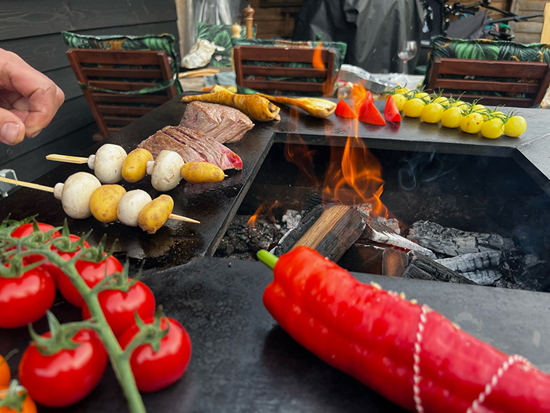 Daimana Firegrill Menu Groentesalade met mozzarella